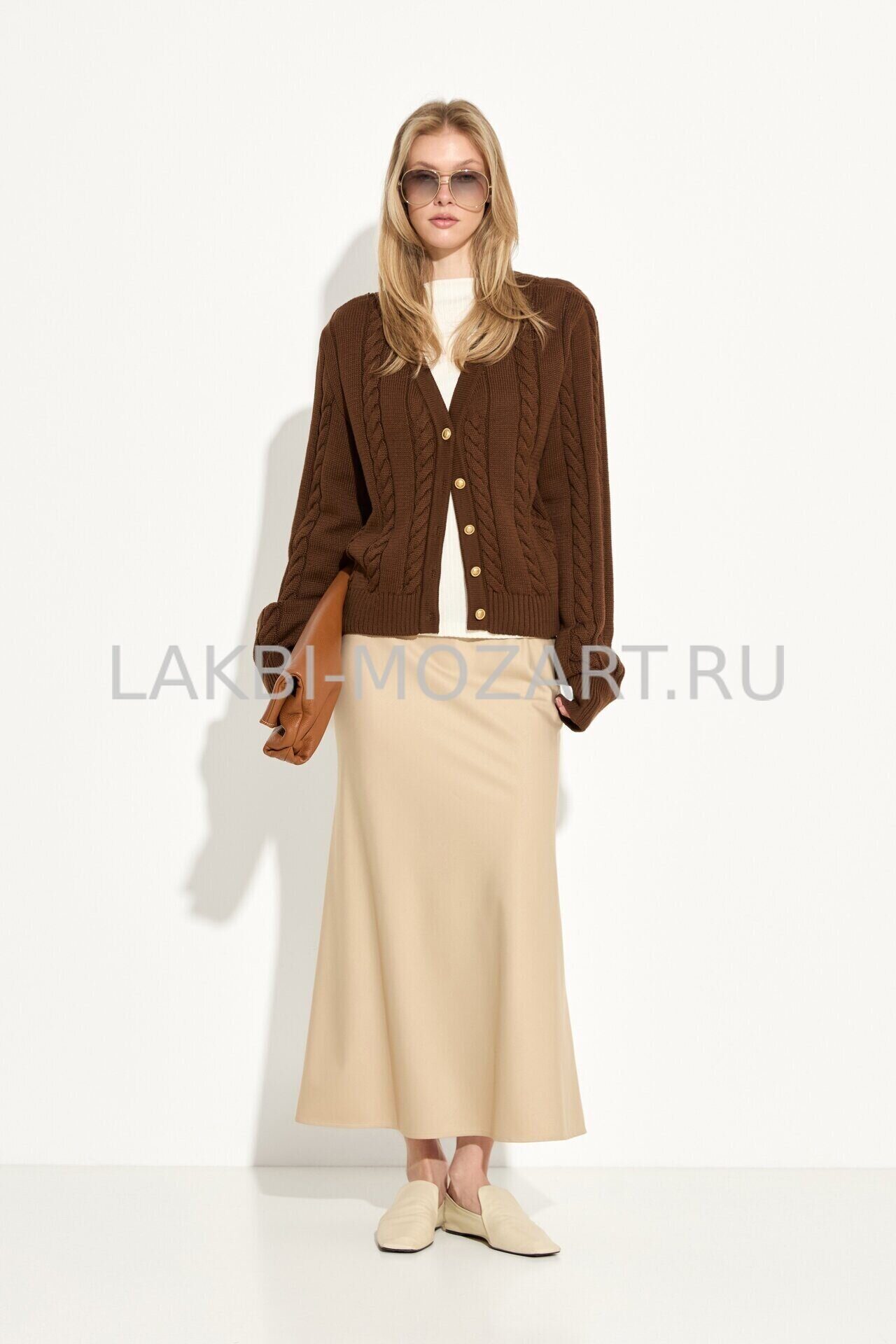 Юбка Lakbi 56019 бежевый