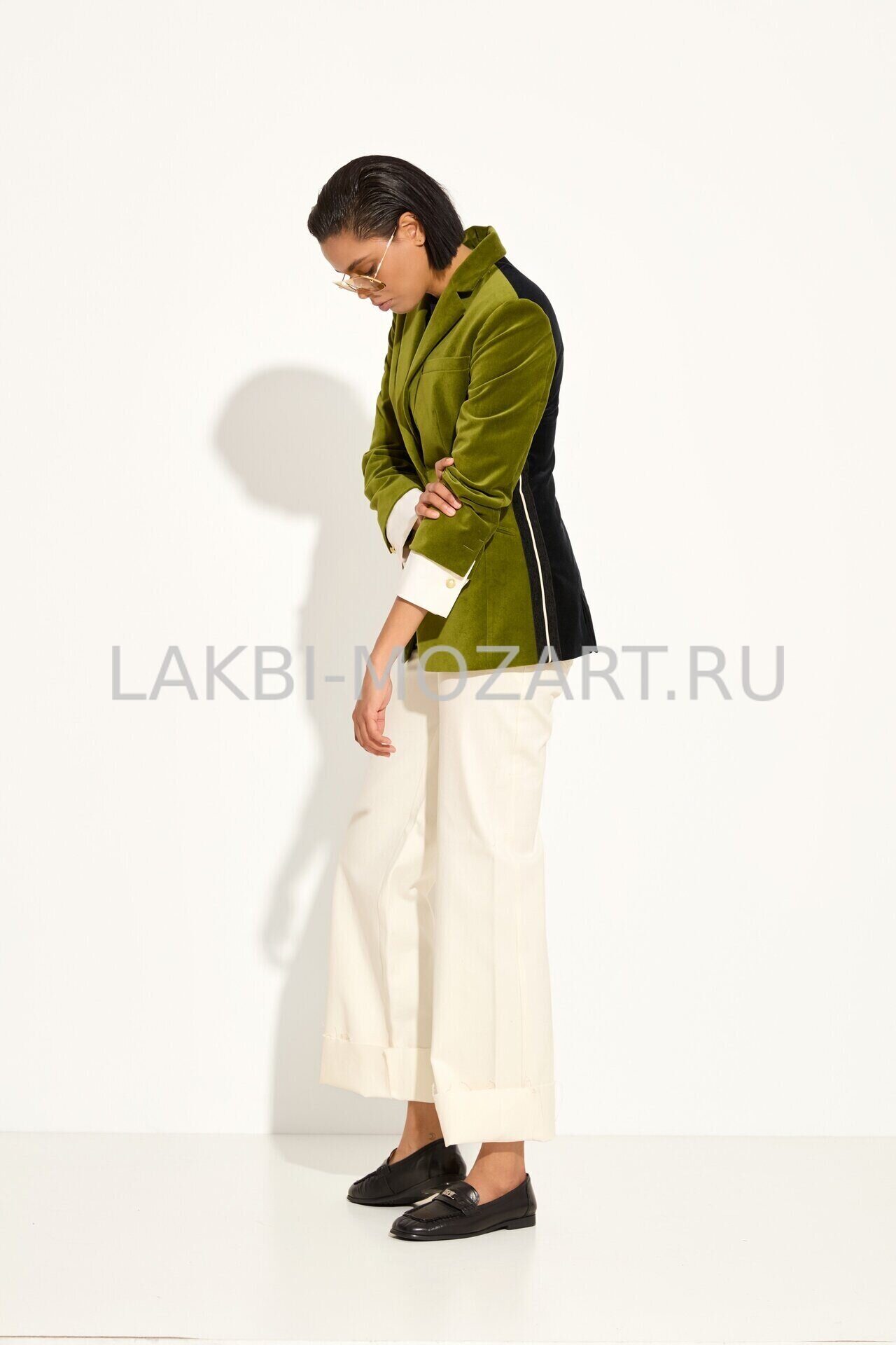 Брюки Lakbi 55888 молочный