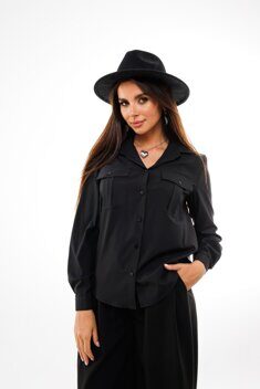 Блуза Anelli артикул 812 черный